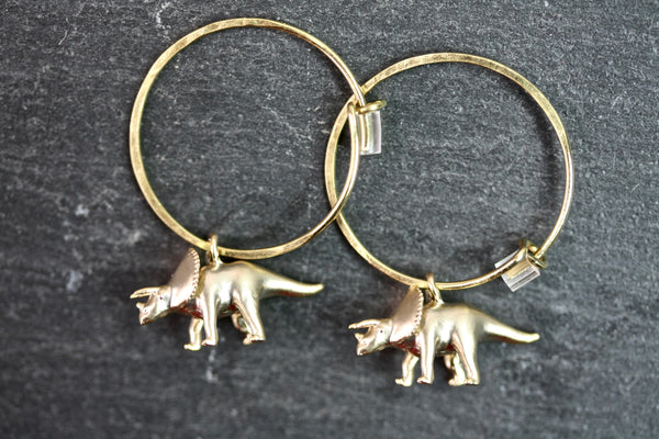 Celine hot sale dinosaur earrings