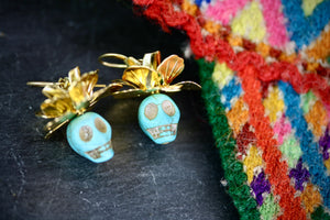Day of the Dead Sugar Skull Earrings