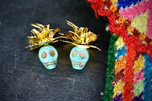 Day of the Dead Sugar Skull Earrings