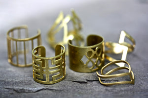 Boho Ring and Bracelet Set