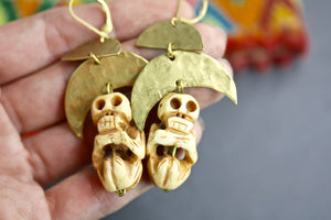 Skull Voodoo Earrings