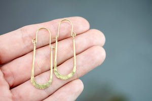 Geometric Minimal Hoop Earrings- Square
