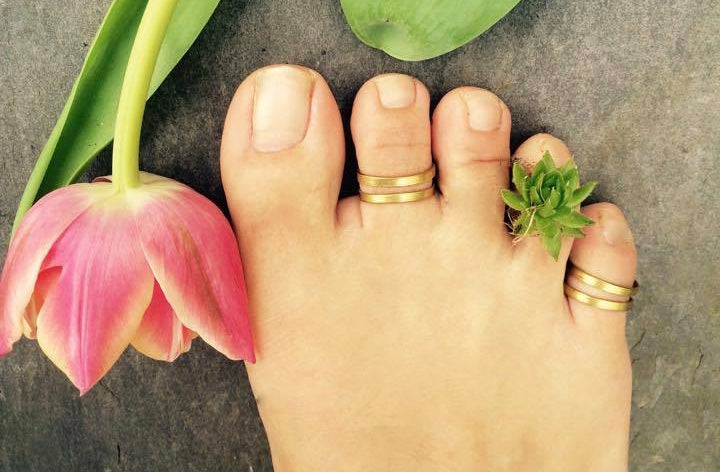 Gold Plated Silver Toe Rings | Contempory and Rose Gold Toe Rings – Tagged 